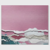 zerrissenes Papier Geschenkpapier (Flach)