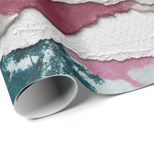 zerrissenes Papier Geschenkpapier (Rolleneckpunkt)