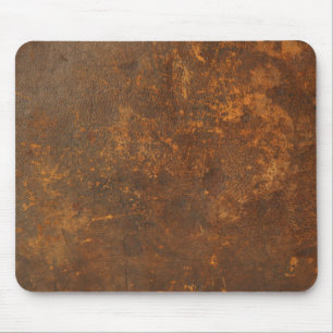 zerrissenes rustikales Leder Mousepad