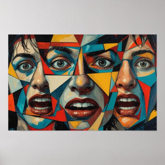 Zerrissenes Schweigen. Porträt eines zerschmettert Poster (Vorne)