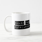 Zerschlagen der Patriarchy-Tasse Kaffeetasse (Links)