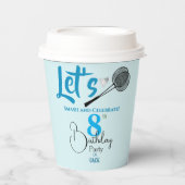 Zerschlagen in Spaß Pappbecher (Vorderseite)