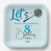 Zerschlagen in Spaß Pappteller (Vorderseite)