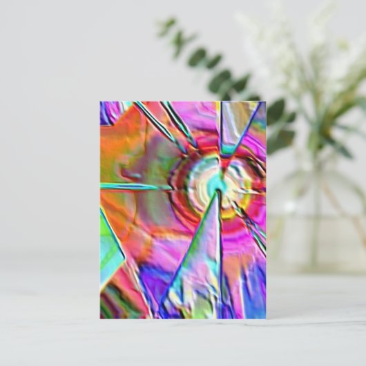 zerschlagen postkarte (Stehend Vorderseite)