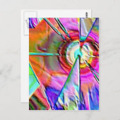 zerschlagen postkarte (Vorne/Hinten)