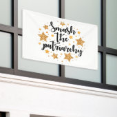 Zerschlagen Sie das Patriarchat! Banner (Äußeres Gebäude)