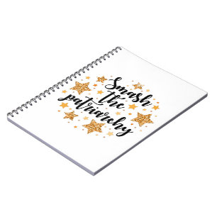 Zerschlagen Sie das Patriarchat! Foto Notizblock