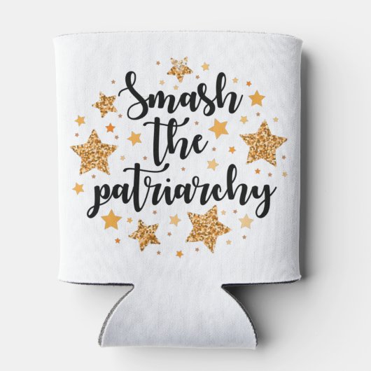 Zerschlagen Sie das Patriarchat! gemütlich Dosenkühler (Rückseite)
