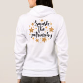 Zerschlagen Sie das Patriarchat! Hoodie #2 (Rückseite)