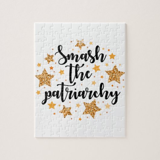 Zerschlagen Sie das Patriarchat! Jigsaw Puzzle (Vertikal)