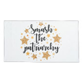 Zerschlagen Sie das Patriarchat! Kissenbezüge (Rückseite-Links)