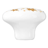 Zerschlagen Sie das Patriarchat! Knopf Keramikknauf (Seitenansicht)