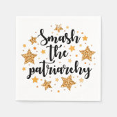 Zerschlagen Sie das Patriarchat! Papierservietten (Vorderseite)
