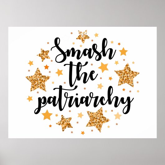 Zerschlagen Sie das Patriarchat! Poster (Vorne)