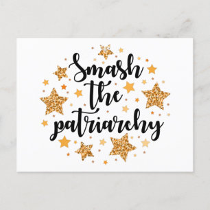 Zerschlagen Sie das Patriarchat! Postkarte
