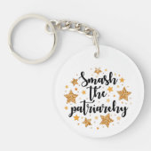 Zerschlagen Sie das Patriarchat! Schlüsselanhänger (Vorderseite)