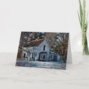 "Zerschlagene Vergangenheit" Weihnachtskarte Karte