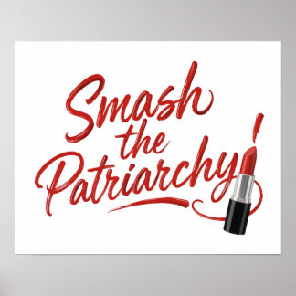 Zerschlagt das Patriarchat Poster