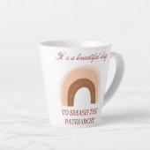 Zerschlagt die Patriarchie-Tasse Milchtasse (Rechte Ecke)