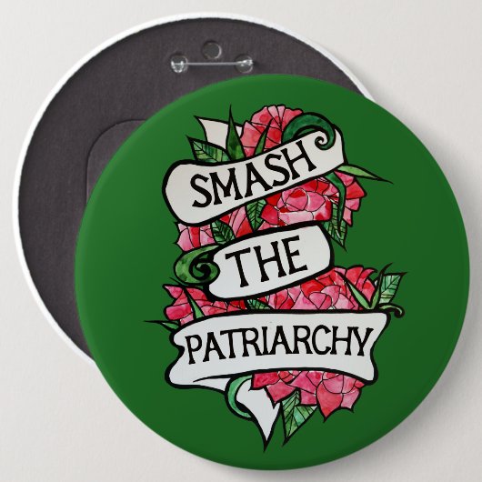 Zerschlagung des Patriarchats Button (Vorne & Hinten)