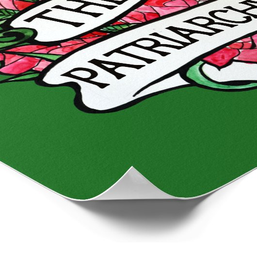 Zerschlagung des Patriarchats Poster (Ecke)