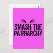 Zerschlagung des Patriarchats Postkarte (Vorne/Hinten)