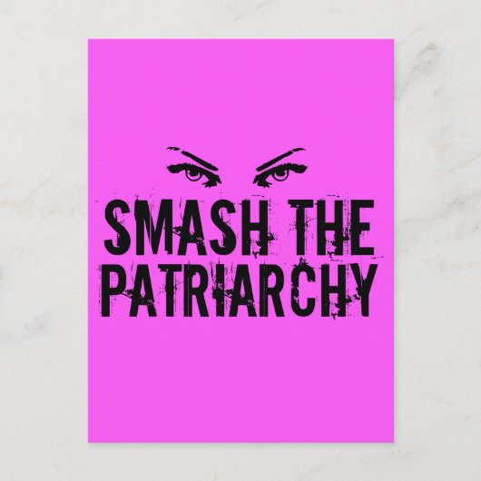 Zerschlagung des Patriarchats Postkarte (Vorderseite)