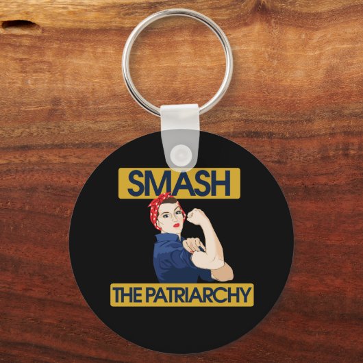 Zerschlagung des Patriarchats Schlüsselanhänger (Vorderseite)