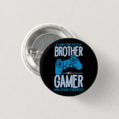 Zerschlagung von zwei Titeln Bruder und Gamer Button (Vorne & Hinten)