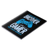 Zerschlagung von zwei Titeln Bruder und Gamer Notizblock (Linke Seite)