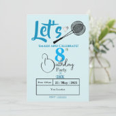 Zerschlucken Sie in Spaß! Einladung (Stehend Vorderseite)