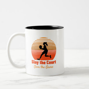 Zerschmettere das Court, Besitz vom Spiel Zweifarbige Tasse