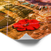 zerschmettert, zerkleinert, gewrackt und überfüllt poster (Ecke)