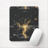 Zerschmetterter Blitzwolf Mystisch Dunkle Fantasy Mousepad (Mit Mouse)