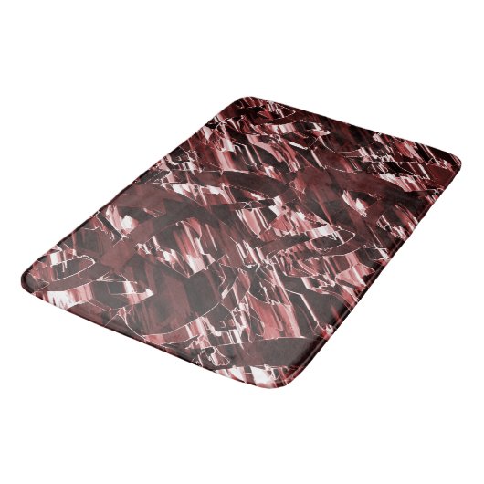 Zersetzung von gerissenen oder schlecht geschnitte badematte (Schrägansicht)