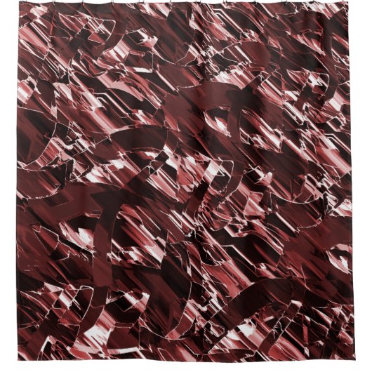 Zersetzung von gerissenen oder schlecht geschnitte duschvorhang (Vorderseite)