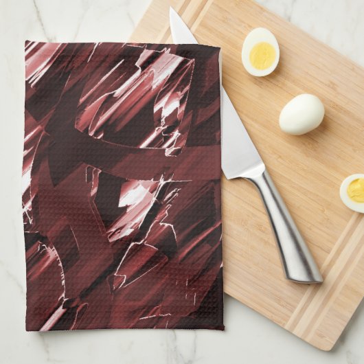 Zersetzung von gerissenen oder schlecht geschnitte geschirrtuch (Viertel Falte)