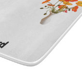 Zerspanplatte der Mama mit Vase of Poppies Schneidebrett (Ecke)