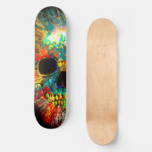 zersplittert skateboard (Vorderseite)