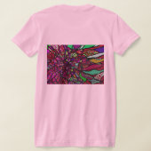 Zersplitterte Blume T-Shirt (AblageHinten)