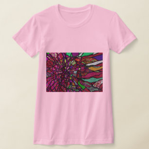 Zersplitterte Blume T-Shirt