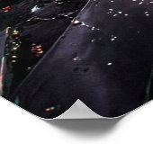 Zersplitterte Glas-Sturm-Landschaft Poster (Ecke)