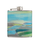 Zersplittertes Feld I Flachmann (Vorderseite)