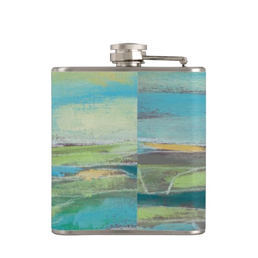 Zersplittertes Feld I Flachmann (Rückseite)