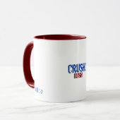 Zerstampfungs-Eile-Tasse Tasse (Vorderseite Links)