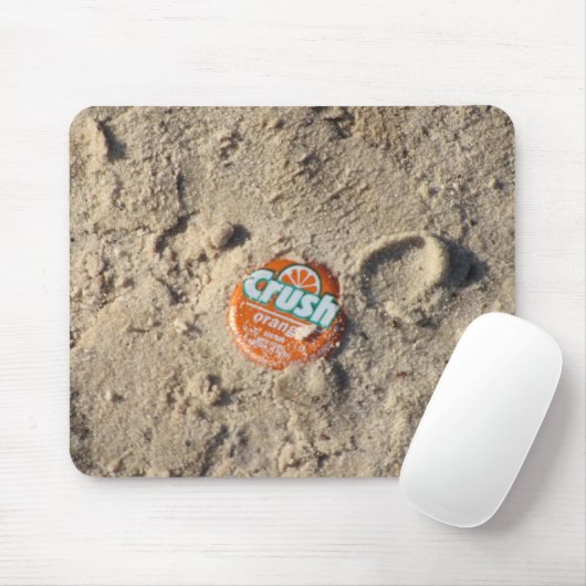 Zerstampfungs-Sodaspitze in der SandMausunterlage Mousepad (Mit Mouse)