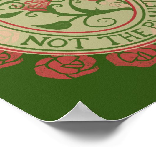 Zerstöre das Patriarchat, nicht den Planeten Femin Poster (Ecke)