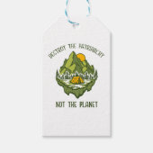 Zerstöre das Patriarchat nicht den Planeten Geschenkanhänger (Vorderseite)