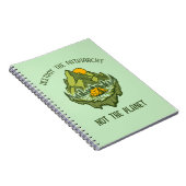 Zerstöre das Patriarchat nicht den Planeten Notizblock (Rechte Seite)