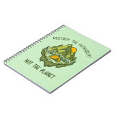 Zerstöre das Patriarchat nicht den Planeten Notizblock (Linke Seite)